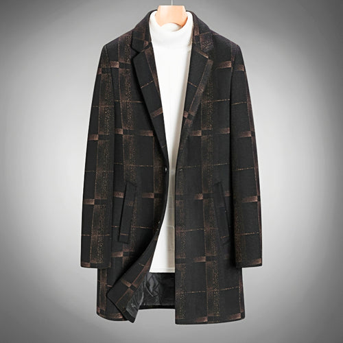 JULIEN TIMELESS WOOL BLEND OVERCOAT