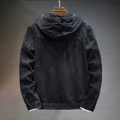Andreas Urban hooded denim jacket