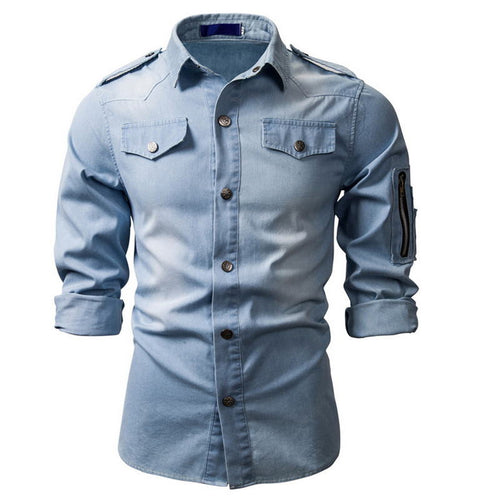 Ethan Men's Denim Shirt