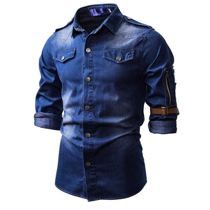 Ethan Men's Denim Shirt