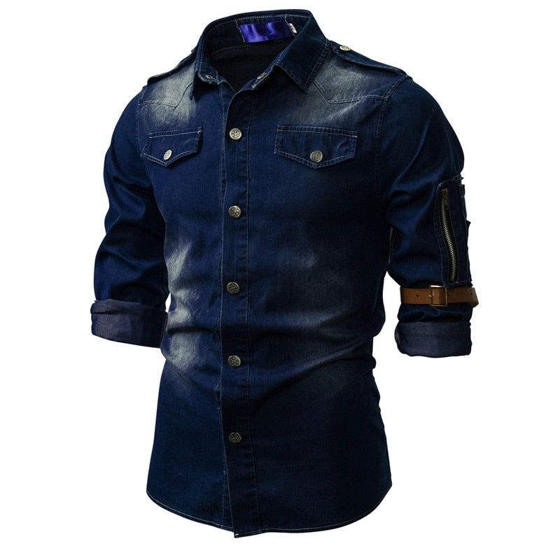 Ethan Men's Denim Shirt