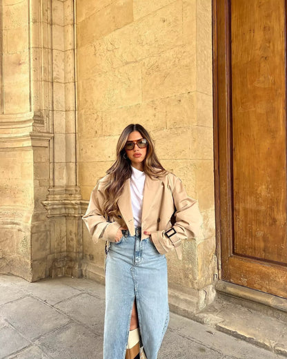 Violet's Cropped Trench