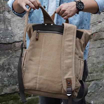 Trailmaster Multi-Strap Canvas Backpack
